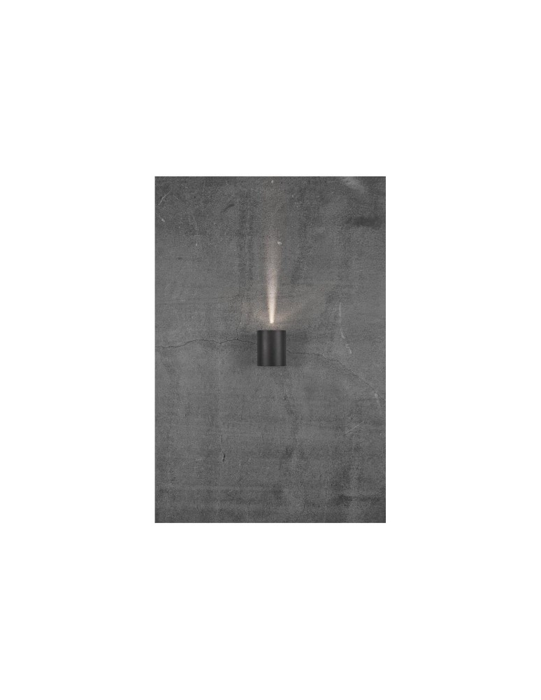 NORDLUX CANTO Lampa Ścienna LED Aluminium Czarny 49701003 NORDLUX CANTO Lampa Ścienna LED Aluminium Czarny 49701003