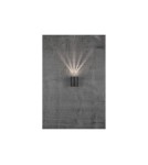 NORDLUX CANTO Lampa Ścienna LED Aluminium Czarny 49701003 NORDLUX CANTO Lampa Ścienna LED Aluminium Czarny 49701003