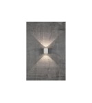 Kinkiety zewnętrzne - NORDLUX CANTO Lampa Ścienna LED Aluminium Biały 49701001 - product 4