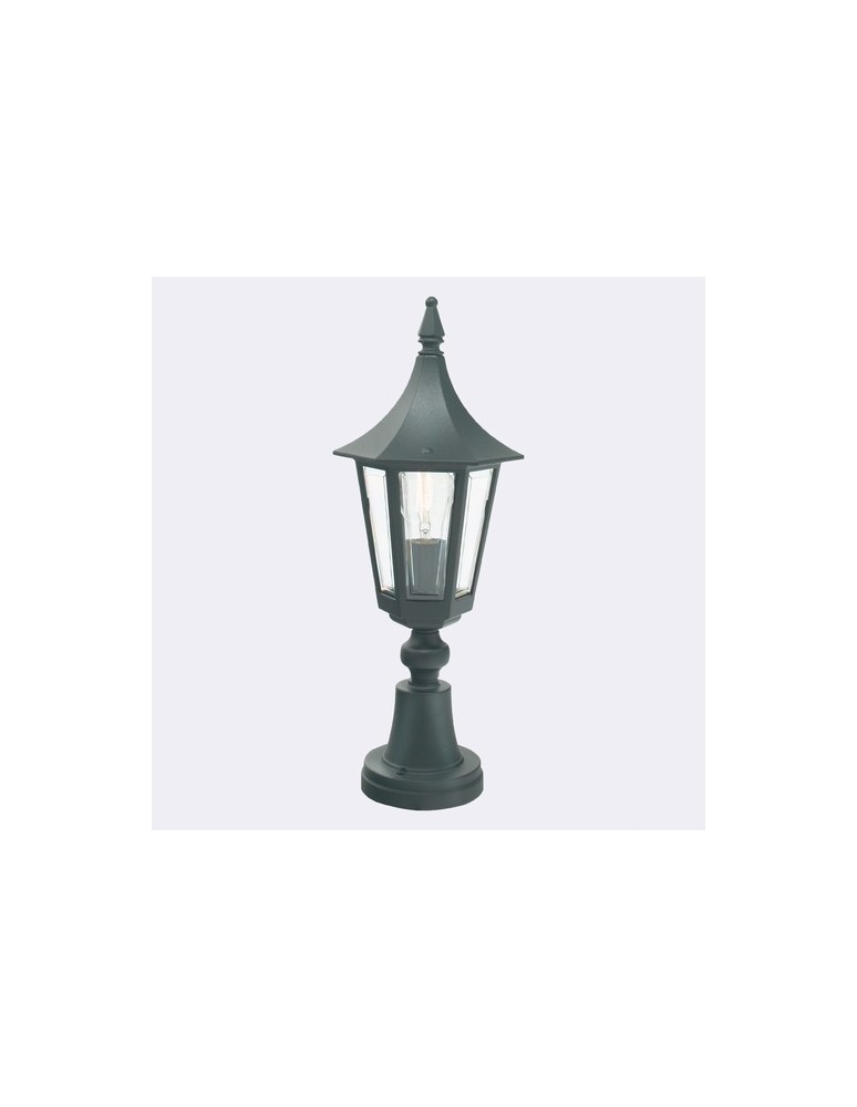 Lampy ogrodowe stojące - Norlys Rimini 47cm 1xE27 Stojąca IP65 Czarny 250B - produkt kolory-swiatla.pl 1