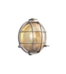 Kinkiety zewnętrzne - NORDLUX POLPERRO Lampa Ścienna E27 12,5W Mosiądz Nikiel 49021055 - product 1