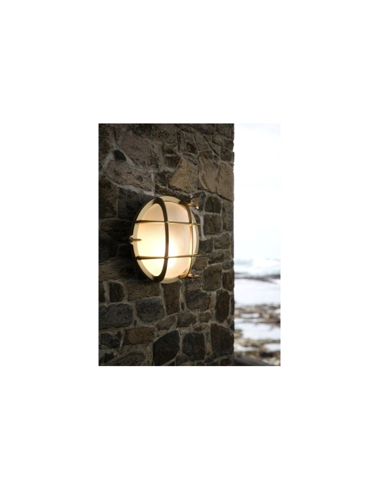 NORDLUX POLPERRO Lampa Ścienna E27 12,5W Mosiądz Mosiądz 49021035 NORDLUX POLPERRO Lampa Ścienna E27 12,5W Mosiądz Mosiądz 49021035