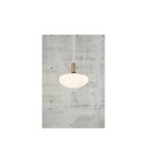 Lampy wiszące w stylu skandynawskim - NORDLUX ALTON Lampa Wisząca E27 60W Czarny/Mosiądz 48973001 - product 3