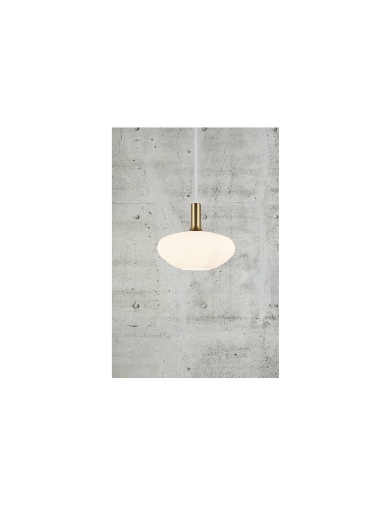 NORDLUX ALTON Lampa Wisząca E27 60W Czarny/Mosiądz 48973001