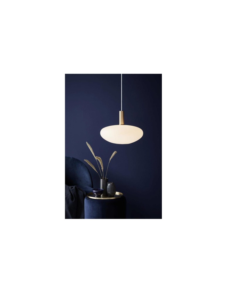 NORDLUX ALTON Lampa Wisząca E27 60W Czarny/Mosiądz 48973001