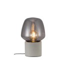 Lampy stołowe w stylu skandynawskim - NORDLUX CHRISTINA Lampa Stołowa E27 25W Beton Szary 48905011 - product 1