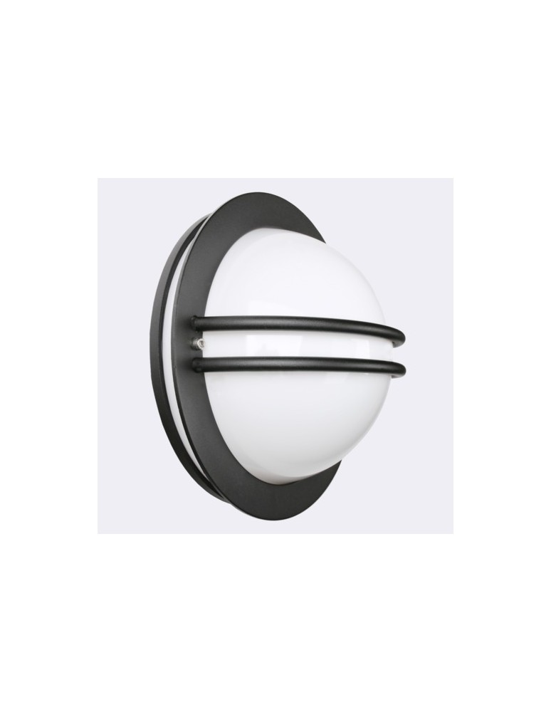 Kinkiety zewnętrzne - Norlys Bremen Kinkiet LED 10W 532lm 3000K IP65 Czarny 637B - produkt kolory-swiatla.pl 1