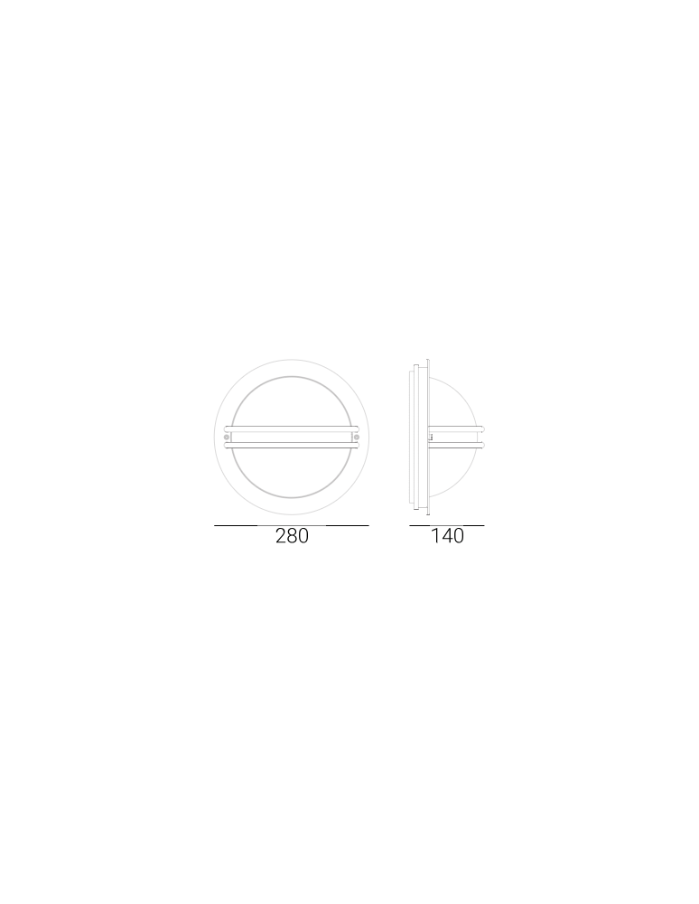 Kinkiety zewnętrzne - Norlys Bremen Kinkiet LED 10W 532lm 3000K IP65 Czarny 637B - produkt kolory-swiatla.pl 2
