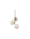 NORDLUX LILLY Lampa Wisząca E14 3X40W Metal Mosiądz 48603035