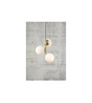 NORDLUX LILLY Lampa Wisząca E14 3X40W Metal Mosiądz 48603035 NORDLUX LILLY Lampa Wisząca E14 3X40W Metal Mosiądz 48603035