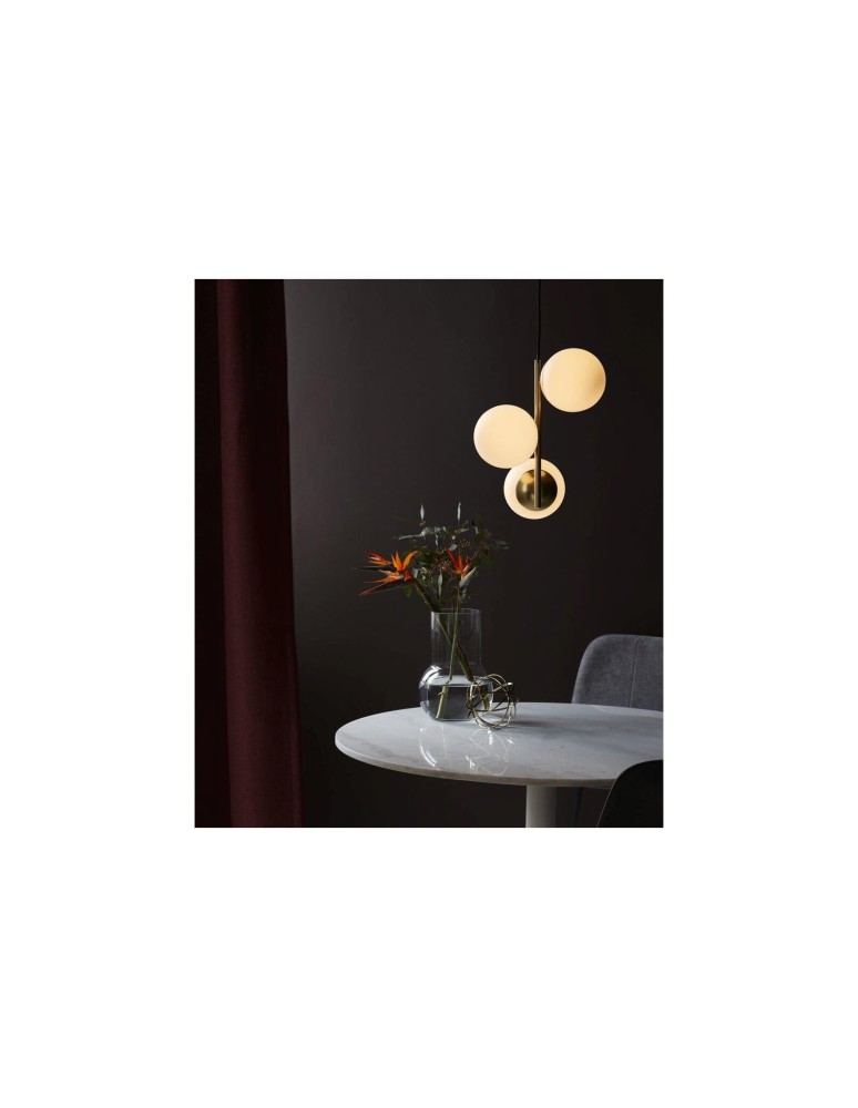 NORDLUX LILLY Lampa Wisząca E14 3X40W Metal Mosiądz 48603035 NORDLUX LILLY Lampa Wisząca E14 3X40W Metal Mosiądz 48603035
