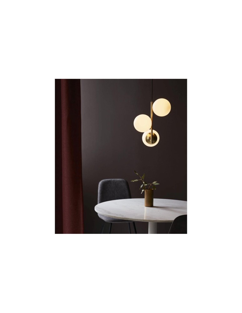 NORDLUX LILLY Lampa Wisząca E14 3X40W Metal Mosiądz 48603035 NORDLUX LILLY Lampa Wisząca E14 3X40W Metal Mosiądz 48603035