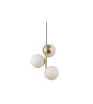 NORDLUX LILLY Lampa Wisząca E14 3X40W Metal Mosiądz 48603035 NORDLUX LILLY Lampa Wisząca E14 3X40W Metal Mosiądz 48603035