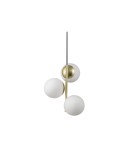 NORDLUX LILLY Lampa Wisząca E14 3X40W Metal Mosiądz 48603035 NORDLUX LILLY Lampa Wisząca E14 3X40W Metal Mosiądz 48603035