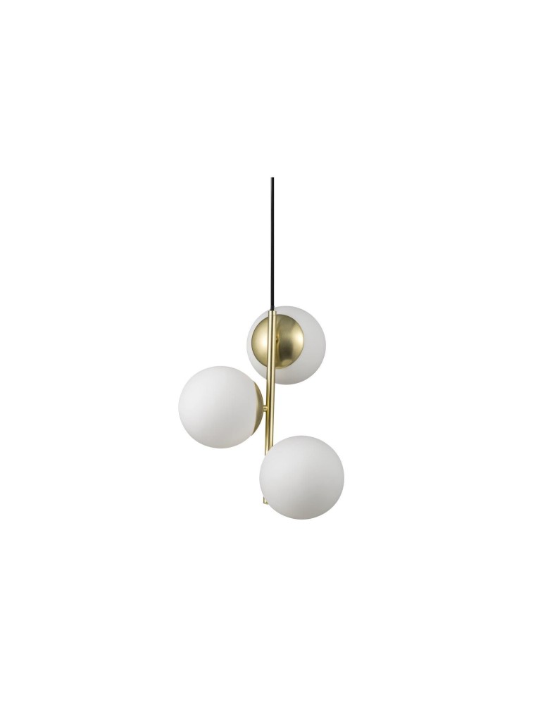 NORDLUX LILLY Lampa Wisząca E14 3X40W Metal Mosiądz 48603035 NORDLUX LILLY Lampa Wisząca E14 3X40W Metal Mosiądz 48603035