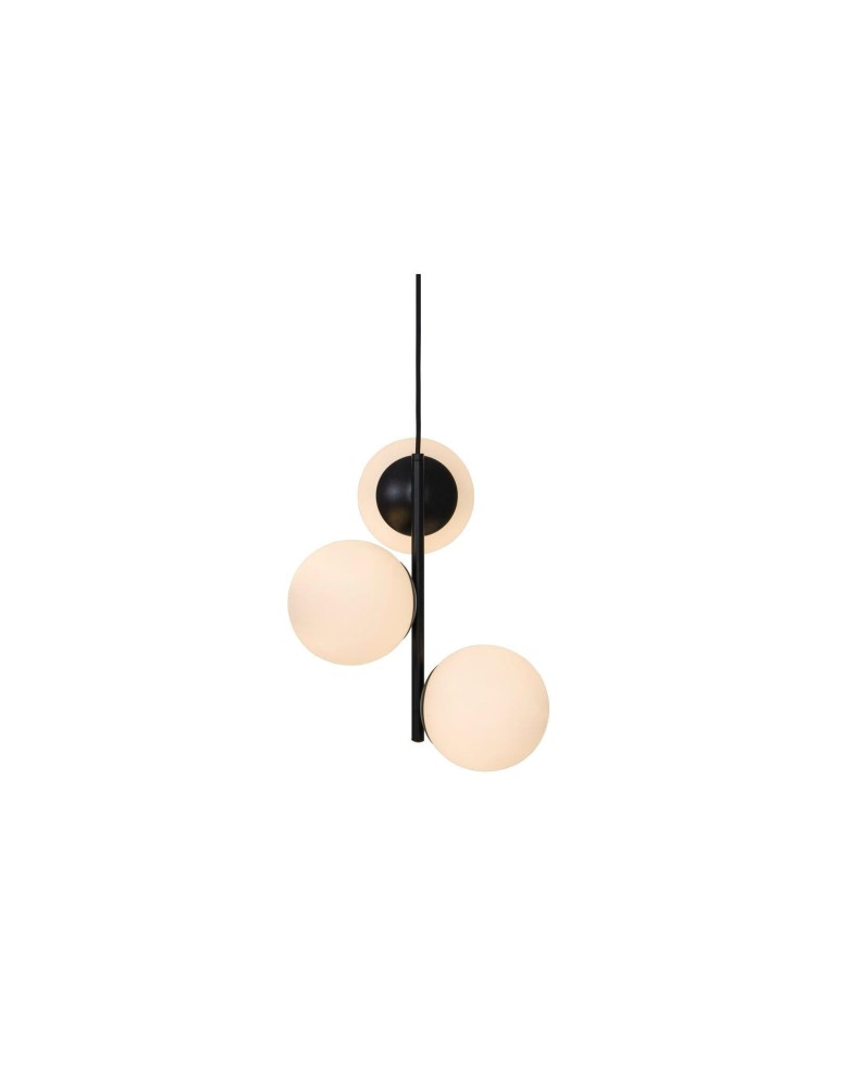 NORDLUX LILLY Lampa Wisząca E14 3X40W Metal Czarny 48603003 NORDLUX LILLY Lampa Wisząca E14 3X40W Metal Czarny 48603003