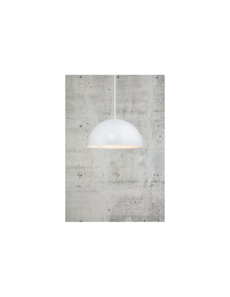 NORDLUX ELLEN Lampa Wisząca E27 40W Metal Biały 48573001 NORDLUX ELLEN Lampa Wisząca E27 40W Metal Biały 48573001