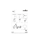 NORDLUX ELLEN Lampa Wisząca E27 40W Metal Biały 48563001 NORDLUX ELLEN Lampa Wisząca E27 40W Metal Biały 48563001