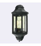 Kinkiety zewnętrzne - Norlys Genua Mini Kinkiet 1xE27 IP65 czarny 175B - produkt 1