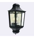 Kinkiety zewnętrzne - Norlys Glasgow Kinkiet 1xE27 IP65 Czarny 730B - product 1