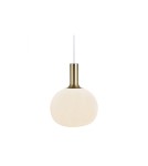 Lampy wiszące w stylu skandynawskim - NORDLUX ALTON Lampa Wisząca E27 60W Czarny/Mosiądz 47313001 - product 1