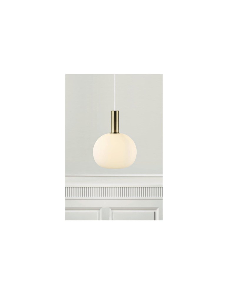 NORDLUX ALTON Lampa Wisząca E27 60W Czarny/Mosiądz 47313001
