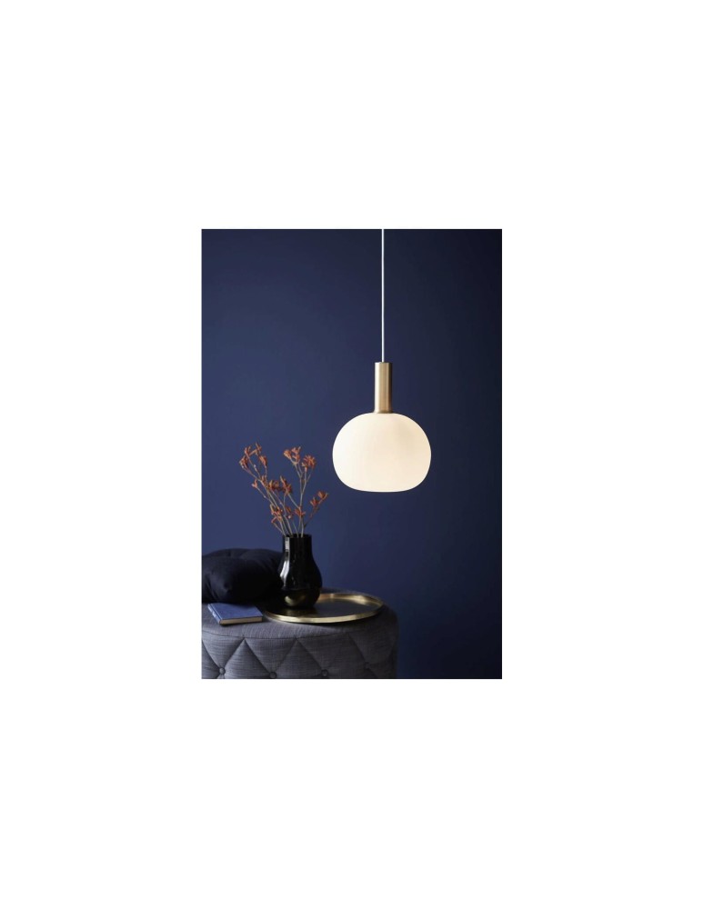 NORDLUX ALTON Lampa Wisząca E27 60W Czarny/Mosiądz 47313001