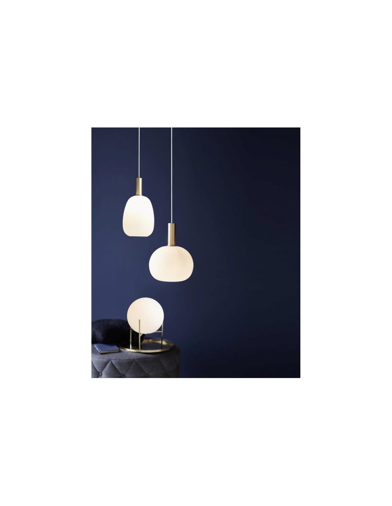 NORDLUX ALTON Lampa Wisząca E27 60W Czarny/Mosiądz 47313001