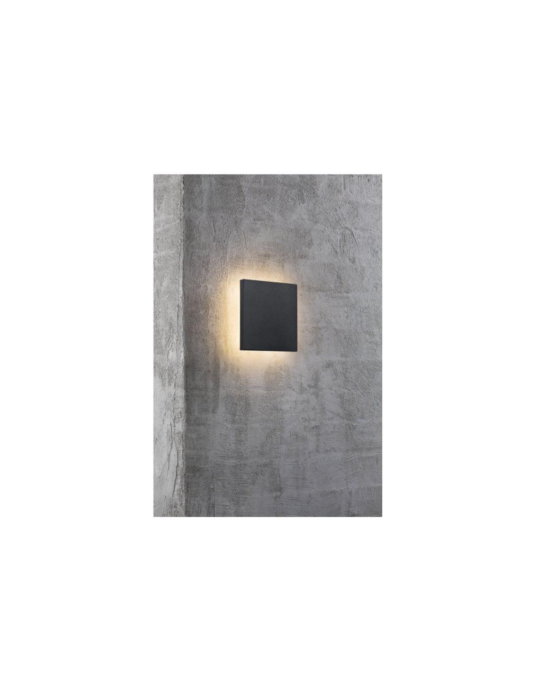 NORDLUX ARTEGO Lampa Ścienna LED Aluminium Czarny 46951003 NORDLUX ARTEGO Lampa Ścienna LED Aluminium Czarny 46951003