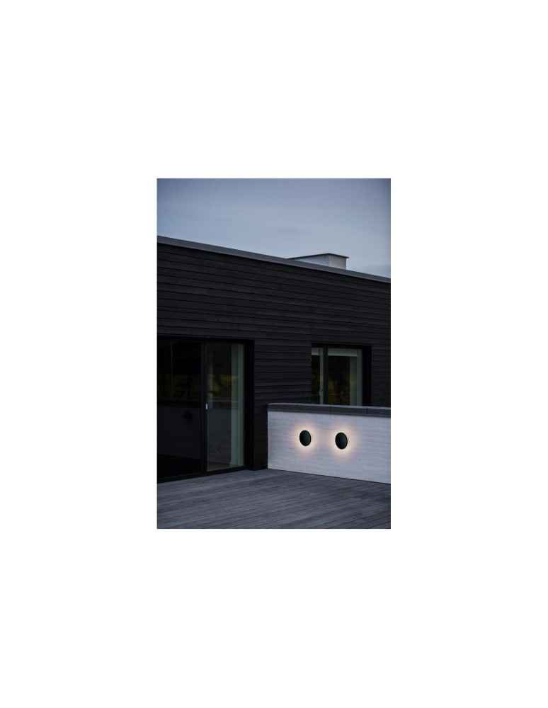 Kinkiety zewnętrzne - NORDLUX ARTEGO Lampa Ścienna LED Aluminium Czarny 46941003 - product kolory-swiatla.pl 3