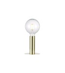 Lampy stołowe w stylu skandynawskim - NORDLUX DEAN Lampa Stołowa E27 60W Metal Mosiądz 46605025 - product 1