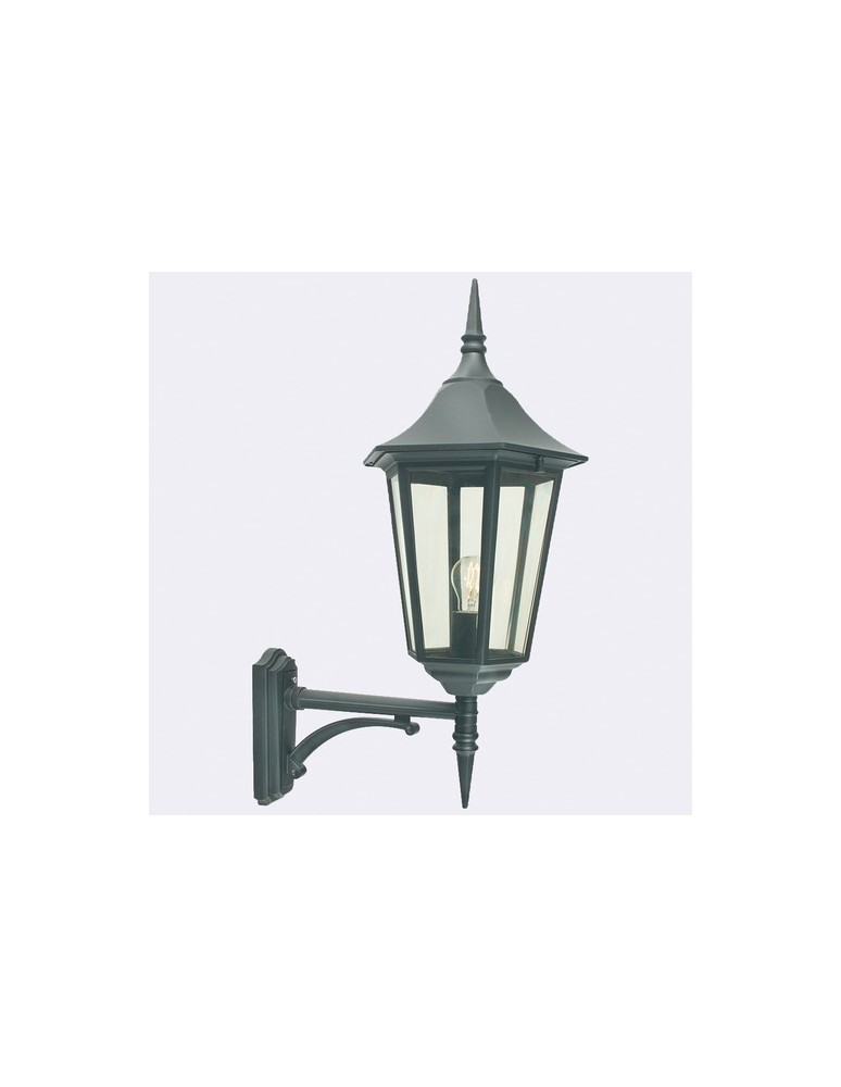 Kinkiety zewnętrzne - Norlys Modena BIG Kinkiet 1xE27 IP65 Czarny 380B - produkt kolory-swiatla.pl 1