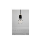 Lampy wiszące żarówki - NORDLUX SIV Lampa Wisząca E27 60W Marmur Czarny 45883003 - product 2