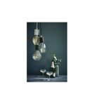 Lampy wiszące żarówki - NORDLUX SIV Lampa Wisząca E27 60W Marmur Czarny 45883003 - product 4