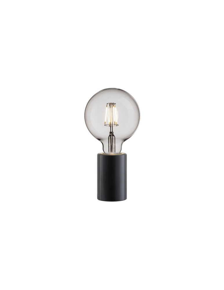 NORDLUX SIV Lampa Stołowa E27 60W Marmur Czarny 45875003