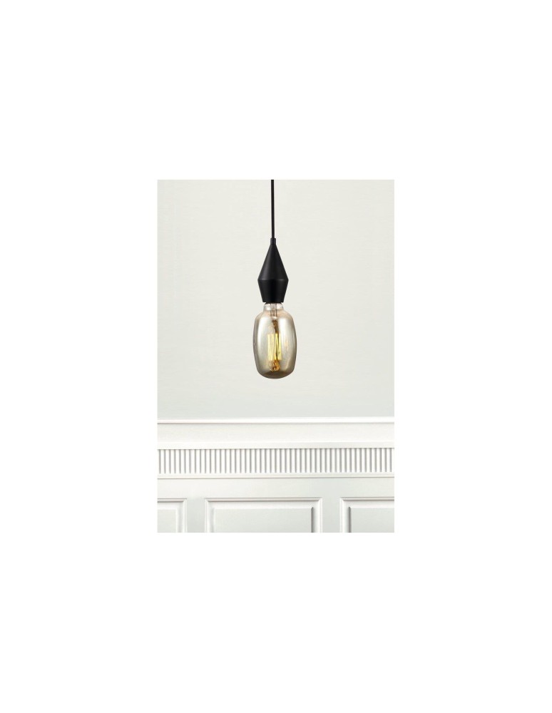 NORDLUX AUD Lampa Wisząca E27 60W Metal Czarny 45643003 NORDLUX AUD Lampa Wisząca E27 60W Metal Czarny 45643003