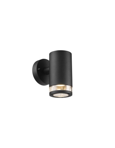NORDLUX BIRK Lampa Ścienna GU10 28W Aluminium Czarny 45521003