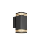 NORDLUX ELM Lampa Ścienna GU10 2X20W Aluminium Czarny 45331003 NORDLUX ELM Lampa Ścienna GU10 2X20W Aluminium Czarny 45331003