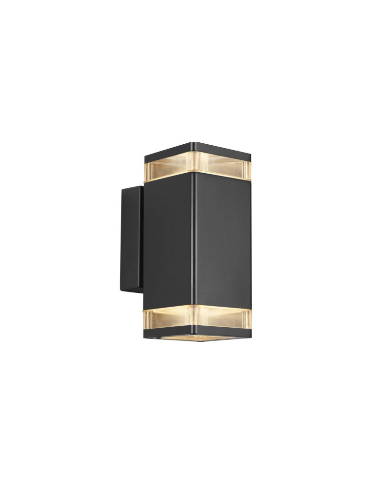 NORDLUX ELM Lampa Ścienna GU10 2X20W Aluminium Czarny 45331003 NORDLUX ELM Lampa Ścienna GU10 2X20W Aluminium Czarny 45331003