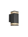 NORDLUX ELM Lampa Ścienna GU10 2X20W Aluminium Czarny 45331003 NORDLUX ELM Lampa Ścienna GU10 2X20W Aluminium Czarny 45331003