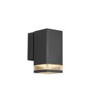 Kinkiety zewnętrzne - NORDLUX ELM Lampa Ścienna GU10 20W Aluminium Czarny 45321003 - product 1