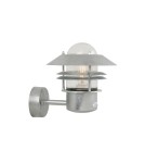 Lampy zewnętrzne z czujnikiem ruchu - NORDLUX BLOK Lampa Ścienna E27 60W Srebrny 25031031 - product 1