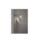 Lampy zewnętrzne z czujnikiem ruchu - NORDLUX BLOK Lampa Ścienna E27 60W Srebrny 25031031 - product 2
