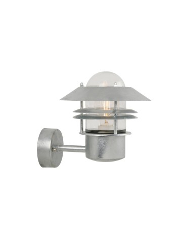 NORDLUX BLOK Lampa Ścienna E27 60W Srebrny 25011031