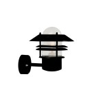 Kinkiety zewnętrzne - NORDLUX BLOK Lampa Ścienna E27 60W Czarny 25011003 - product 1