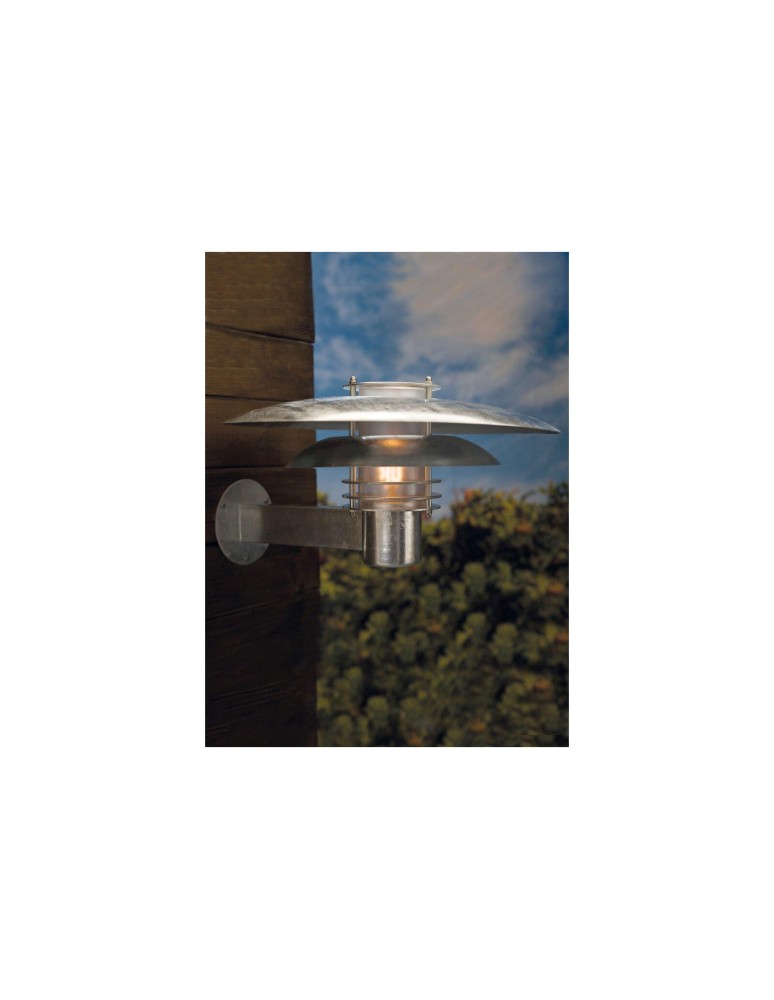 Kinkiety zewnętrzne - NORDLUX PHOE Lampa Ścienna E27 16W Srebrny 24381031 - product kolory-swiatla.pl 2