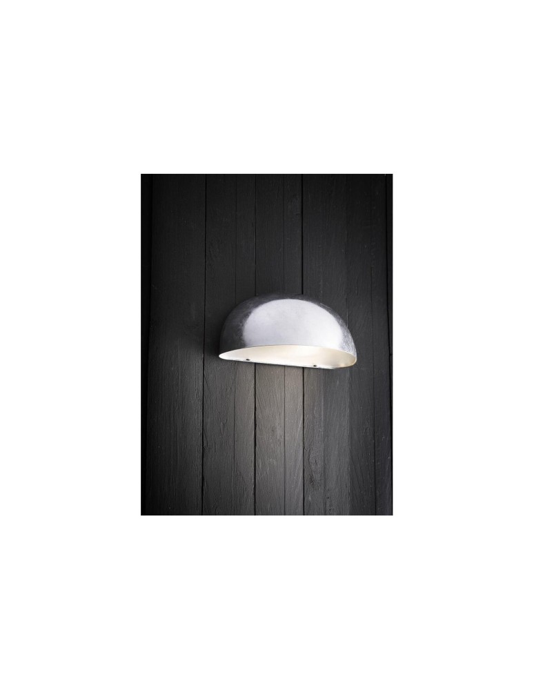 Kinkiety zewnętrzne - NORDLUX SCOR Lampa Ścienna E27 60W Srebrny 21751031 - product kolory-swiatla.pl 2