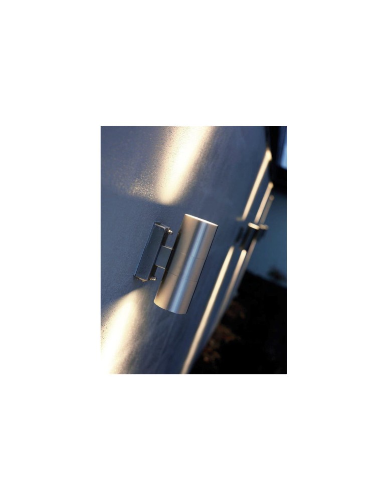 NORDLUX TIN Lampa Ścienna GU10 2X35W Stal nierdzewna 21279134 NORDLUX TIN Lampa Ścienna GU10 2X35W Stal nierdzewna 21279134