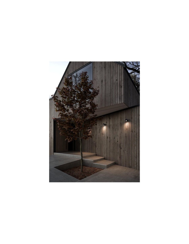 Kinkiety zewnętrzne - NORDLUX ALERIA Lampa Ścienna GU10 35W Metal Czarny 2019131003 - product kolory-swiatla.pl 5