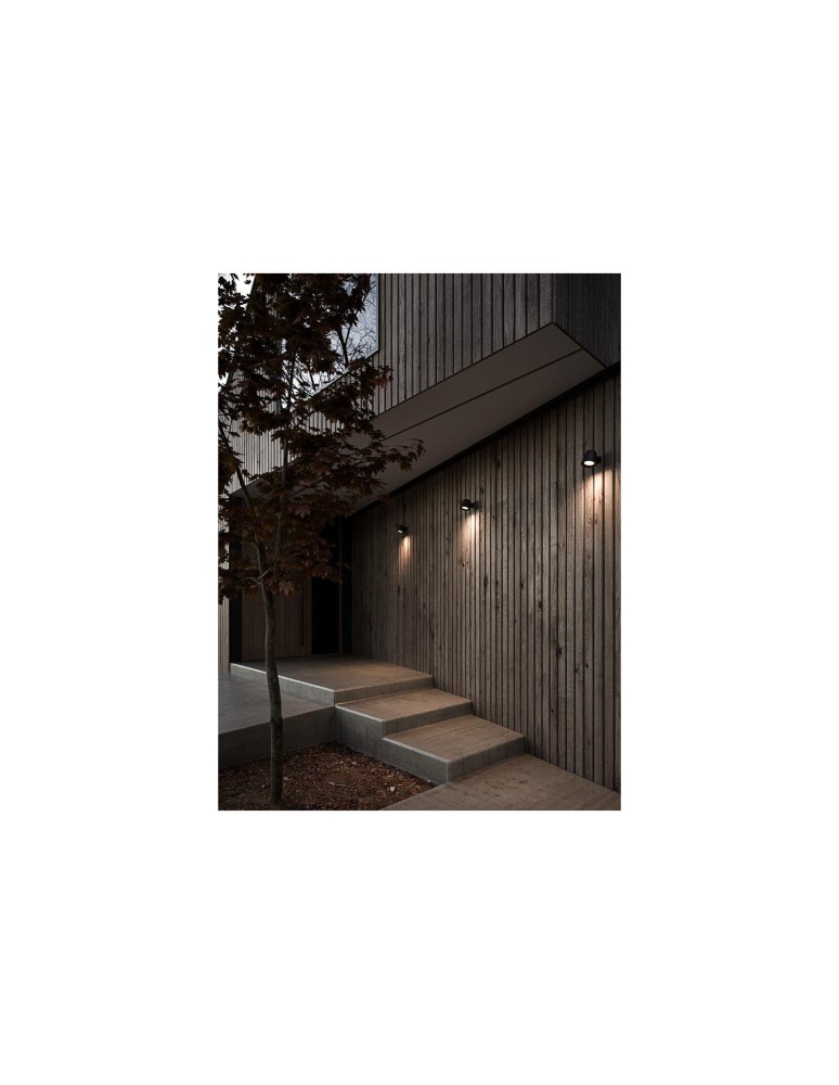 Kinkiety zewnętrzne - NORDLUX ALERIA Lampa Ścienna GU10 35W Metal Czarny 2019131003 - product kolory-swiatla.pl 7
